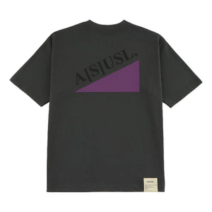 A[S]USL BIG TRIANGLE TEE-CHARCOAL