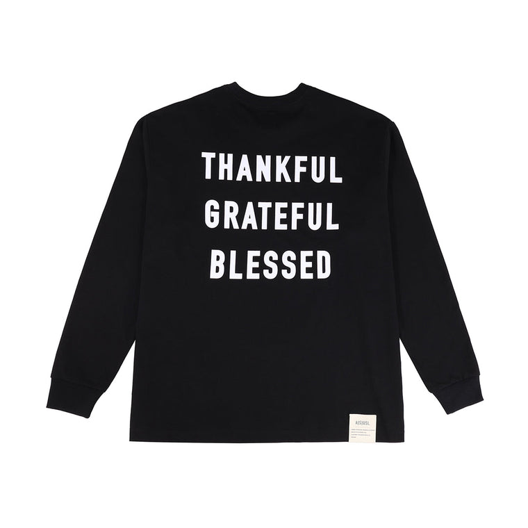 A[S]USL BLESSED LONG TEE-BLACK