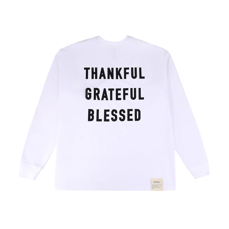 A[S]USL BLESSED LONG TEE-WHITE
