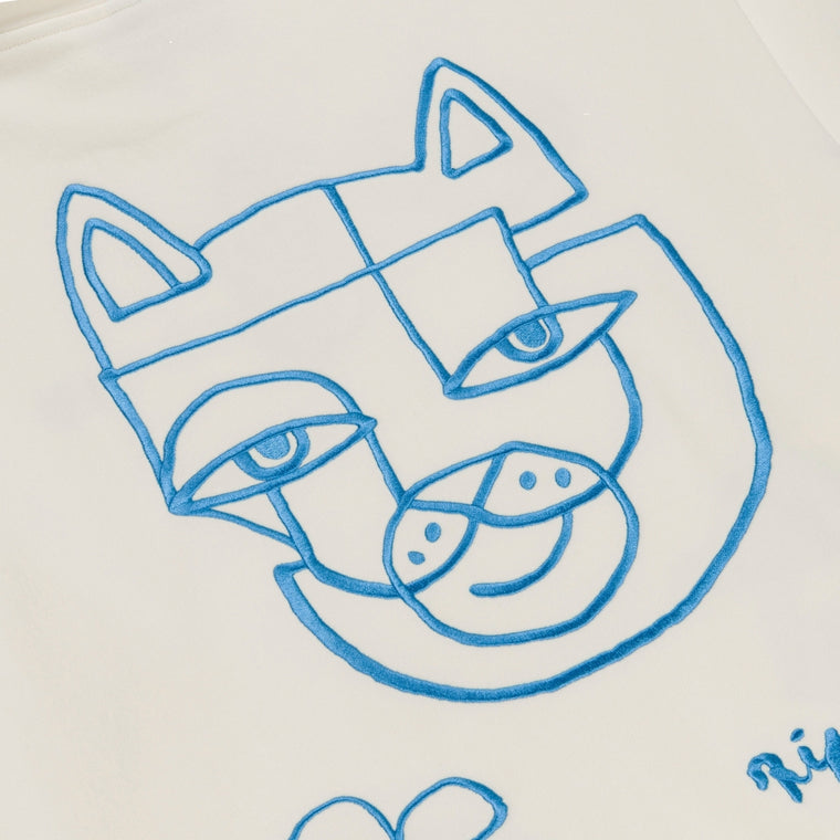 RIPNDIP BLONDED HOODIE-WHITE