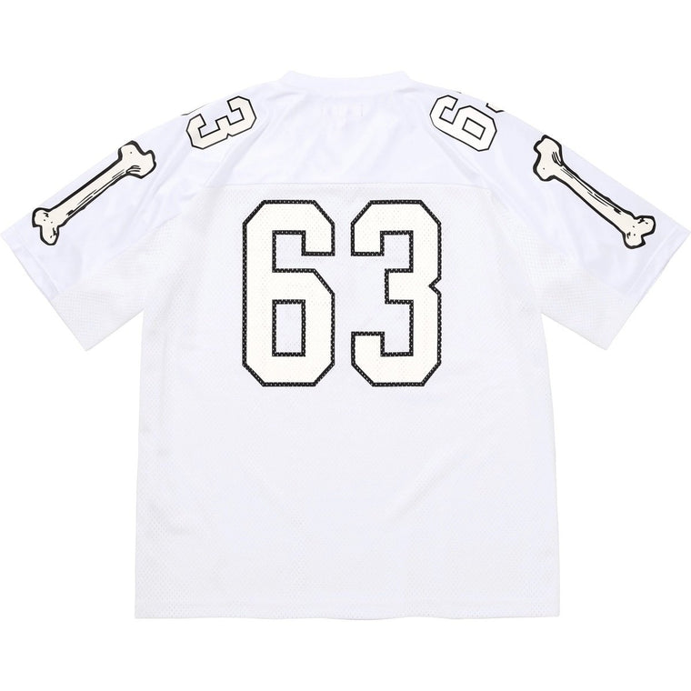SUPREME BONES FOOTBALL JERSEY-WHITE