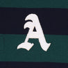 A[S]USL BORDER POLO SHIRT-GREEN STRIPES