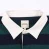 A[S]USL BORDER POLO SHIRT-GREEN STRIPES