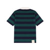 A[S]USL BORDER POLO SHIRT-GREEN STRIPES