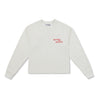 NEUTRAL SOCIETY BOREDOM LS TEE-WHITE