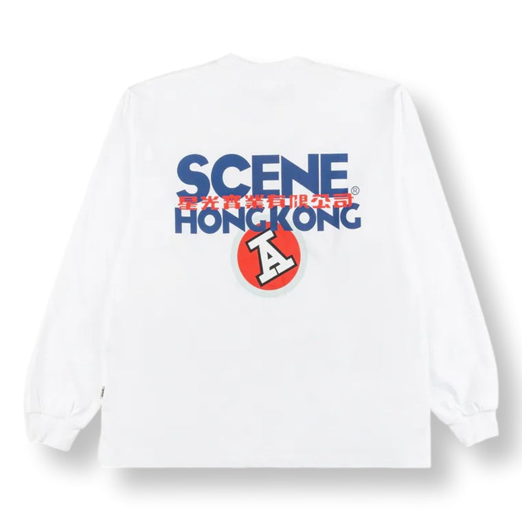 SCENE BY ICE FIRE BOX SET - RED A BUCKET LONG TEE-WHITE