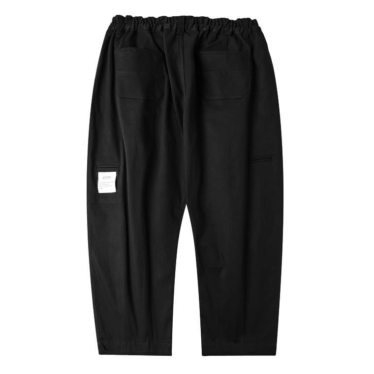 A[S]USL BRUSHED SIGNATURE PANTS-BLACK