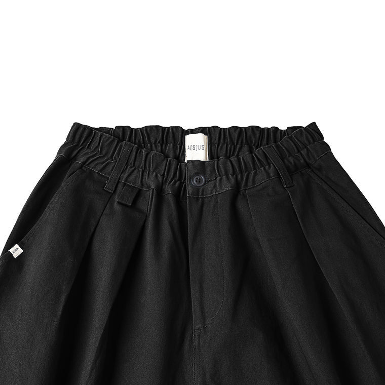 A[S]USL BRUSHED SIGNATURE PANTS-BLACK