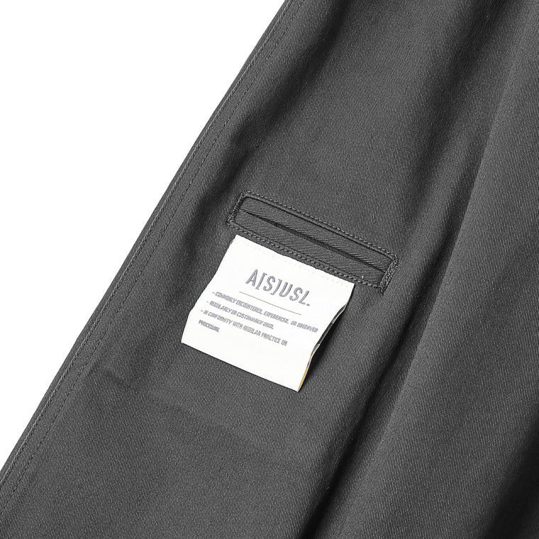A[S]USL BRUSHED SIGNATURE PANTS-CHARCOAL