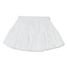 NEUTRAL SOCIETY BUBBLE MINI SKIRT-WHITE