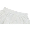 NEUTRAL SOCIETY BUBBLE MINI SKIRT-WHITE