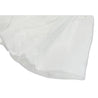 NEUTRAL SOCIETY BUBBLE MINI SKIRT-WHITE