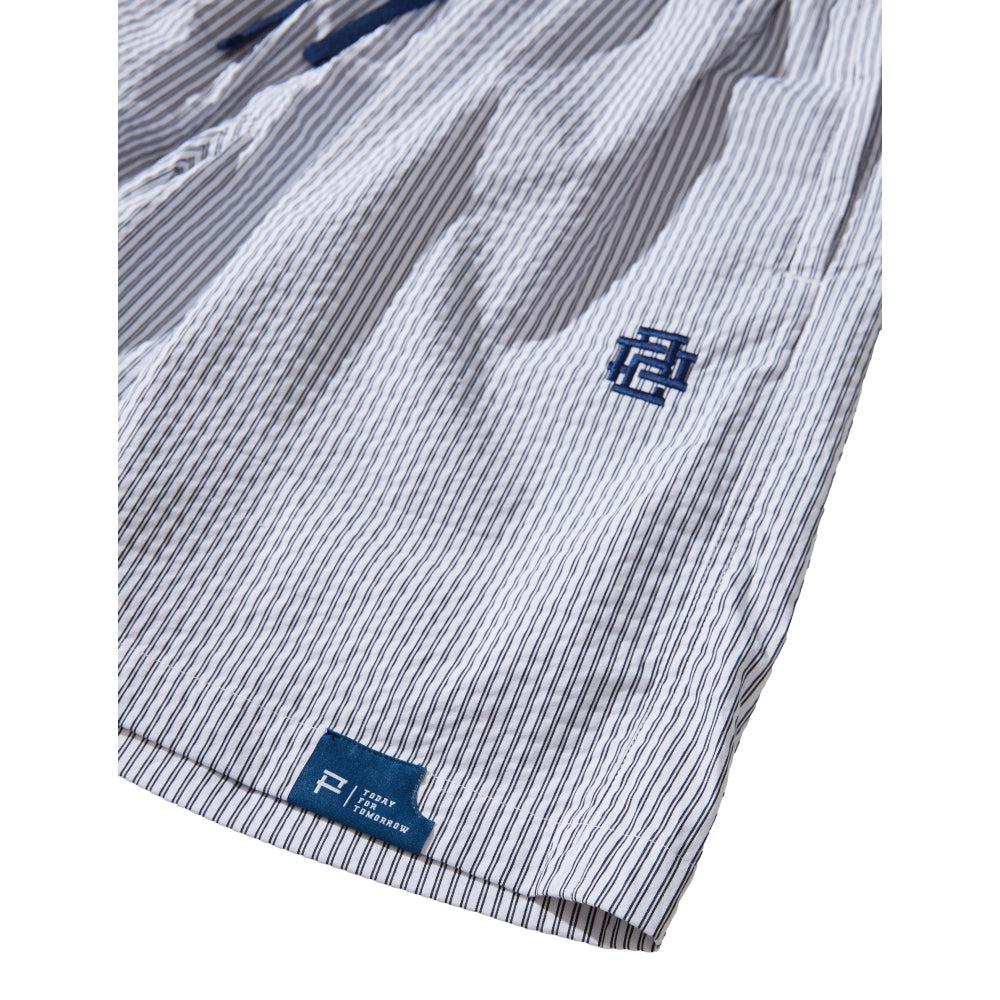 PUBLISH PBYPB BUBBLE STRIP SHORTS-WHI/L.GRY STRIP
