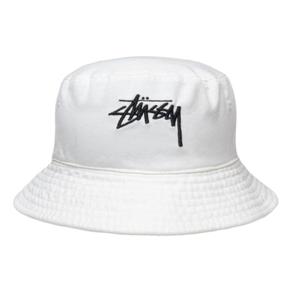 STUSSY BIG STOCK BUCKET  HAT-NATURAL