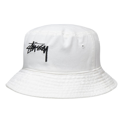 STUSSY BIG STOCK BUCKET  HAT-NATURAL