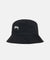 STUSSY BUCKET HAT STOCK-BLACK