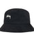 STUSSY BUCKET HAT STOCK-BLACK