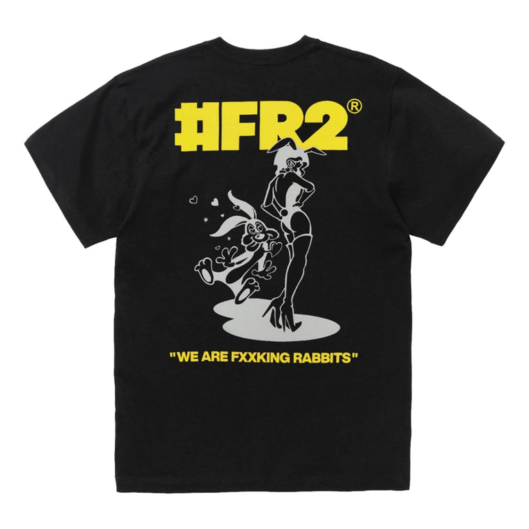 #FR2 BUNNY SEDUCTION T-SHIRT-BLACK