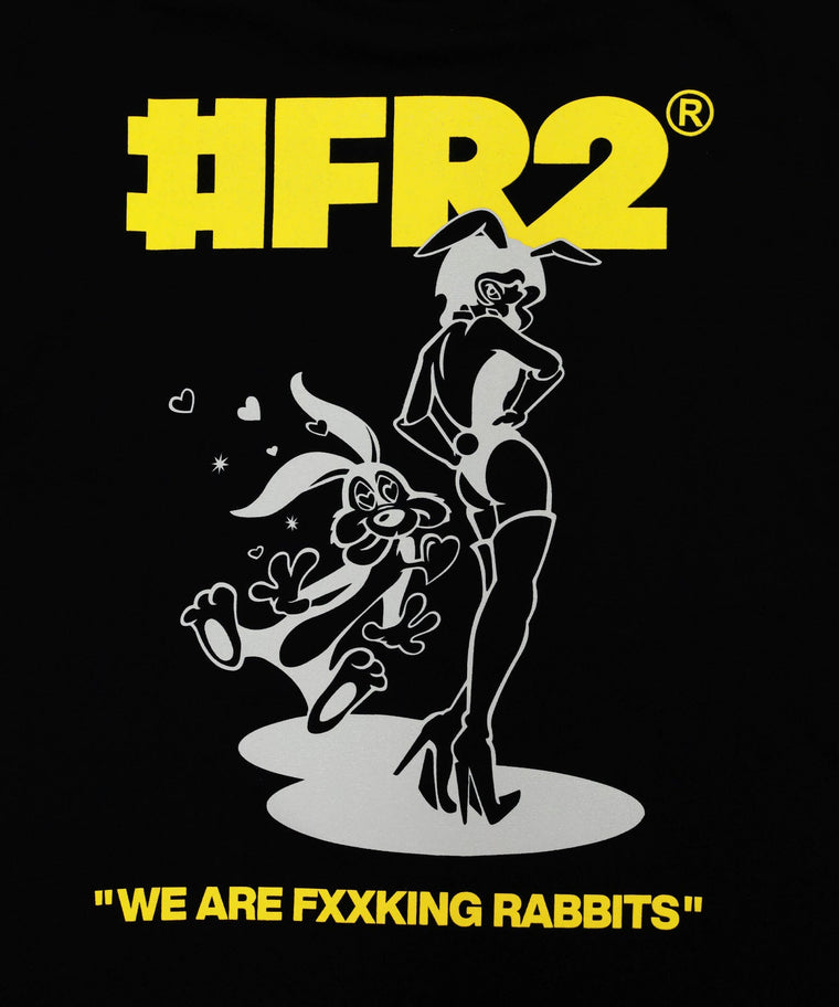 #FR2 BUNNY SEDUCTION T-SHIRT-BLACK
