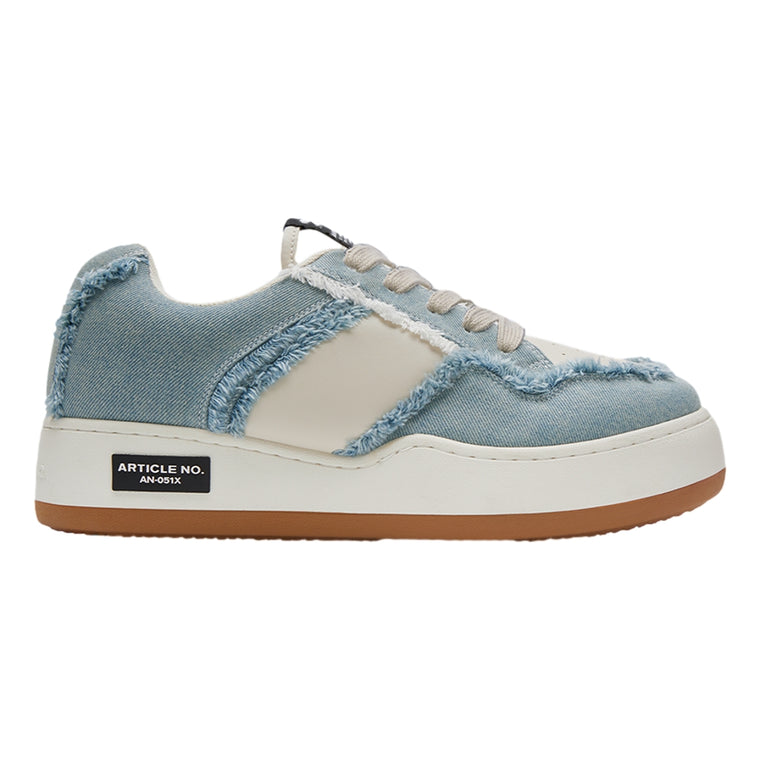 ARTICLE NO. BURGER LOW-TOP SKATE SNEAKERS-DENIM