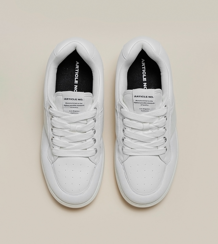 ARTICLE NO. BURGER SKATE SNEAKERS-WHITE