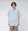 Nanamica BUTTON DOWN WIND S/S SHIRT-WHITE