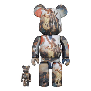 MEDICOM TOY BE@RBRICK 100％ & 400％ EUGENE DELACROIX LIBERTY LEADING THE PEOPLE-MULTI