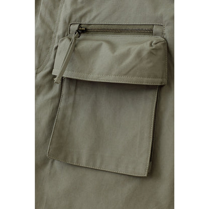 ESPRIT BELTED CARGO MINI SKIRT-GREEN
