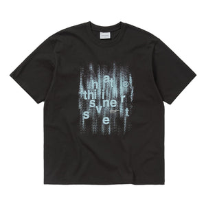 THIS IS NEVER THAT BRUSHED PAINT TEE-BLACK