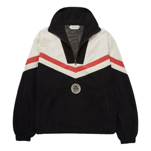 HONOR THE GIFT BRUSHED POLY TRACK ANORAK-BLACK