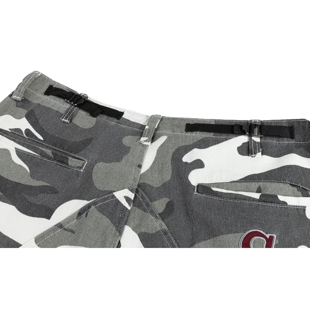 SCENE BY ICE FIRE CAMO PANTS -LIGHT GREY