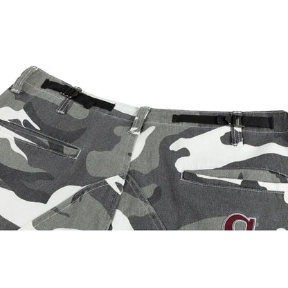 SCENE BY ICE FIRE CAMO PANTS -LIGHT GREY