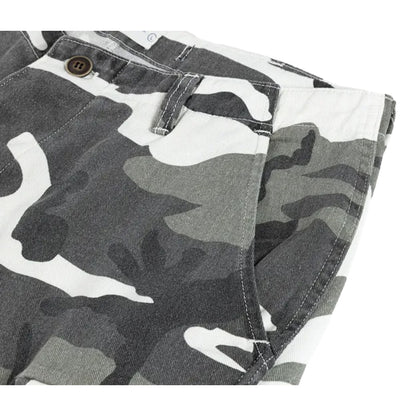SCENE BY ICE FIRE CAMO PANTS -LIGHT GREY