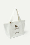 ESPRIT CANVAS EMBROIDERED TOTE BAG-ECRU