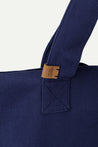 ESPRIT CANVAS EMBROIDERED TOTE BAG-NAVY