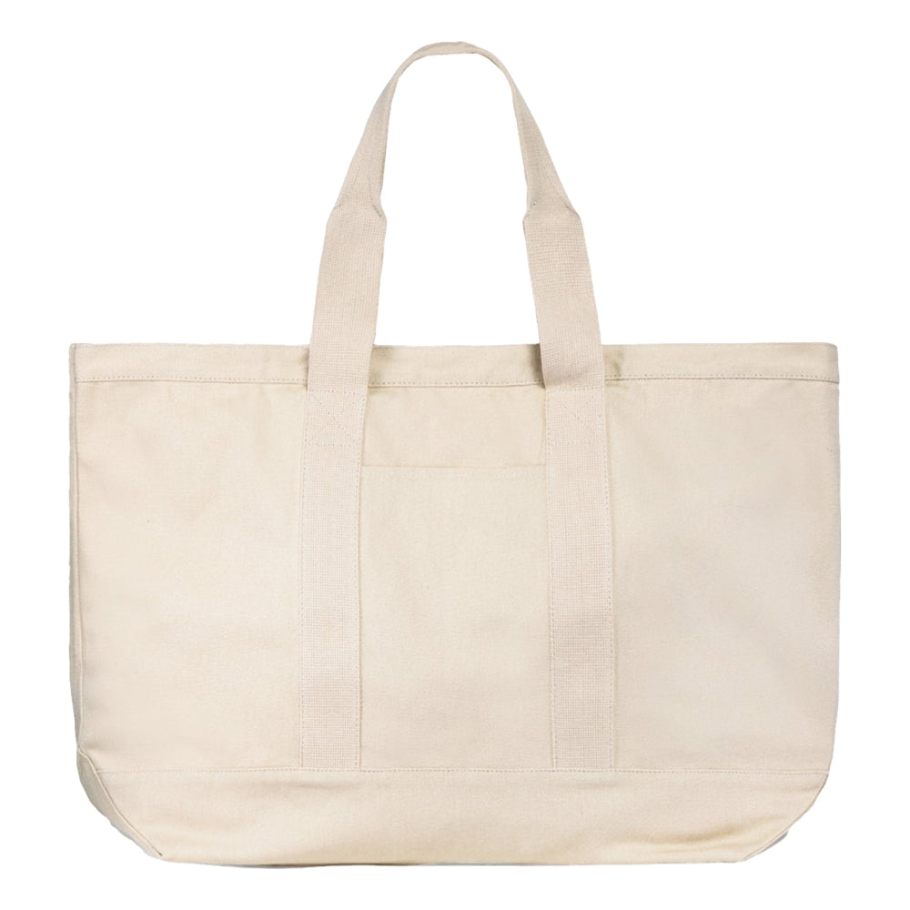 STUSSY CANVAS EXTRA LARGE TOTE BAG-NATURAL