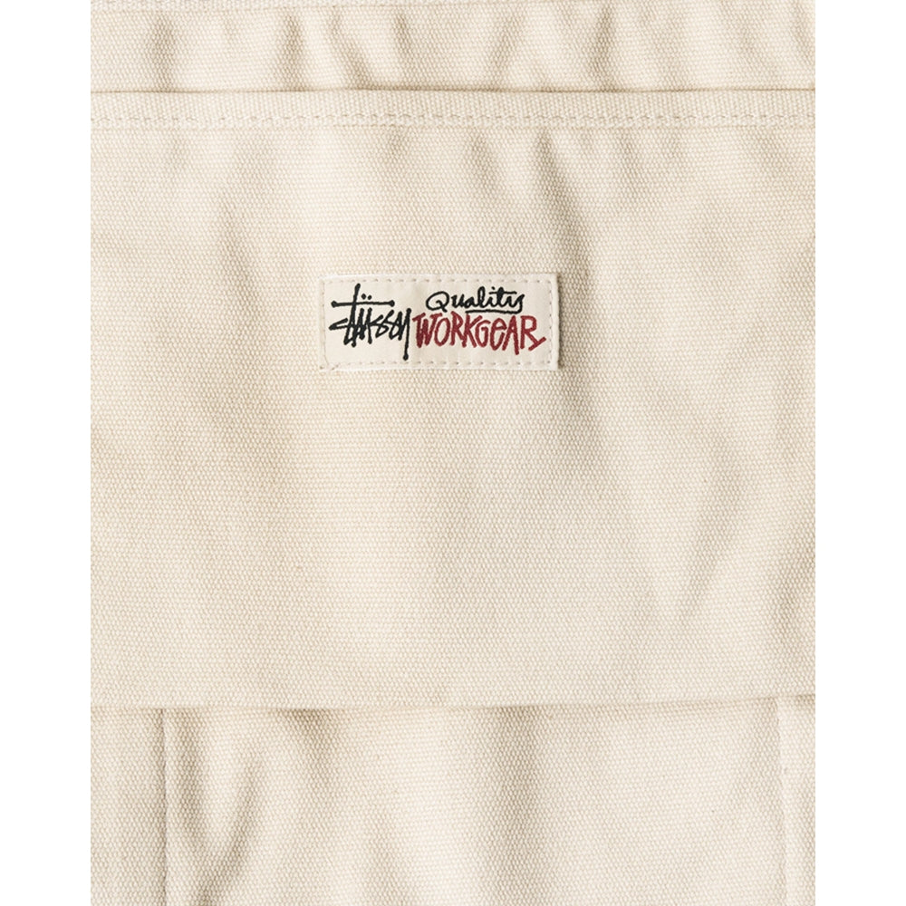 STUSSY CANVAS EXTRA LARGE TOTE BAG-NATURAL