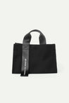 ESPRIT CANVAS MINI TOTE BAG-BLACK