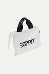 ESPRIT CANVAS MINI TOTE BAG-WHITE