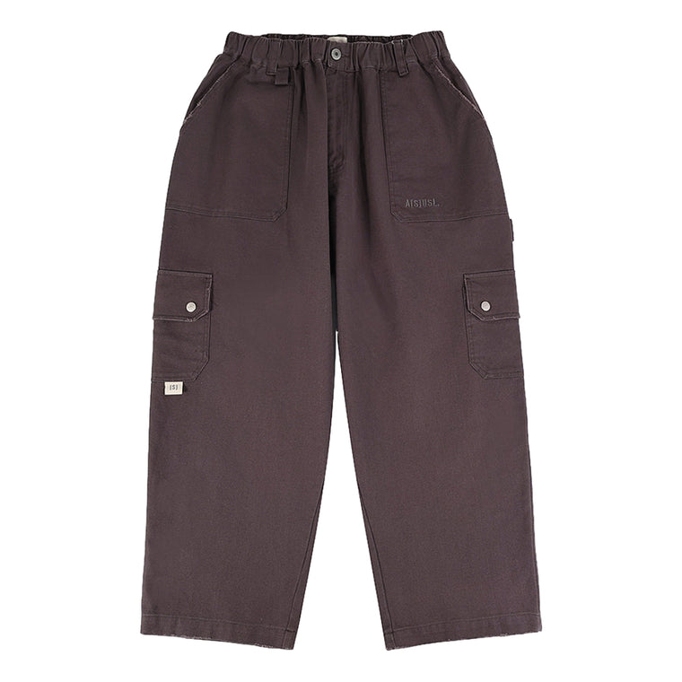 A[S]USL CANVAS MULTI POCKETS PAINTER PANTS-CHARCOAL