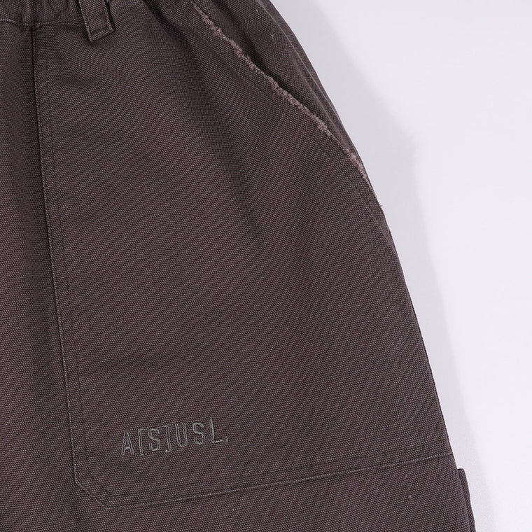 A[S]USL CANVAS MULTI POCKETS PAINTER PANTS-CHARCOAL