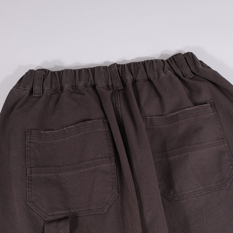 A[S]USL CANVAS MULTI POCKETS PAINTER PANTS-CHARCOAL