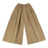 A[S]USL CANVAS MULTI POCKETS WIDE PANTS-BROWN