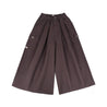 A[S]USL CANVAS MULTI POCKETS WIDE PANTS-CHARCOAL