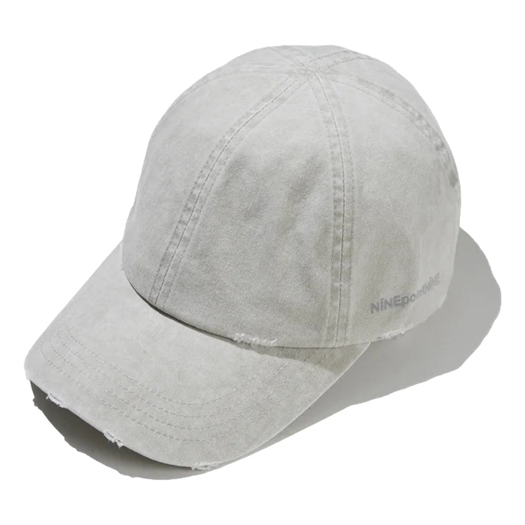 NINE POINT NINE ELEMENT WASH SIX PANEL CAP-LIGHT GREY