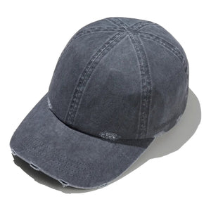 NINE POINT NINE ELEMENT WASH SIX PANEL CAP-GREY