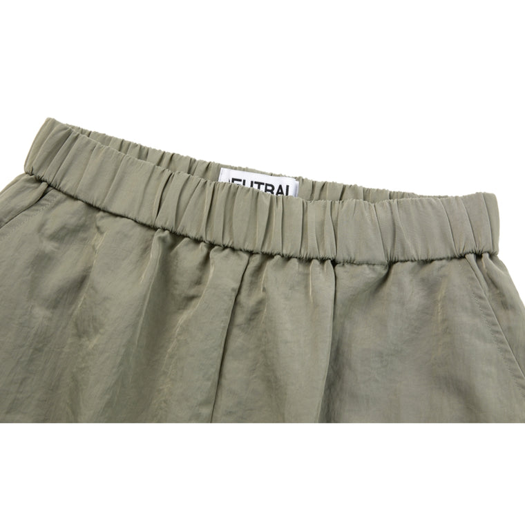 NEUTRAL SOCIETY CARGO PENCIL SKIRT-LIGHT OLIVE
