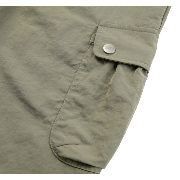 NEUTRAL SOCIETY CARGO PENCIL SKIRT-LIGHT OLIVE