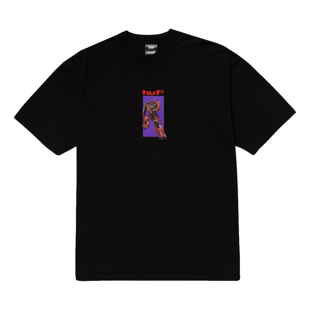 HUF HUF X GUNDAM CHARS ZAKU S/S TEE-BLACK