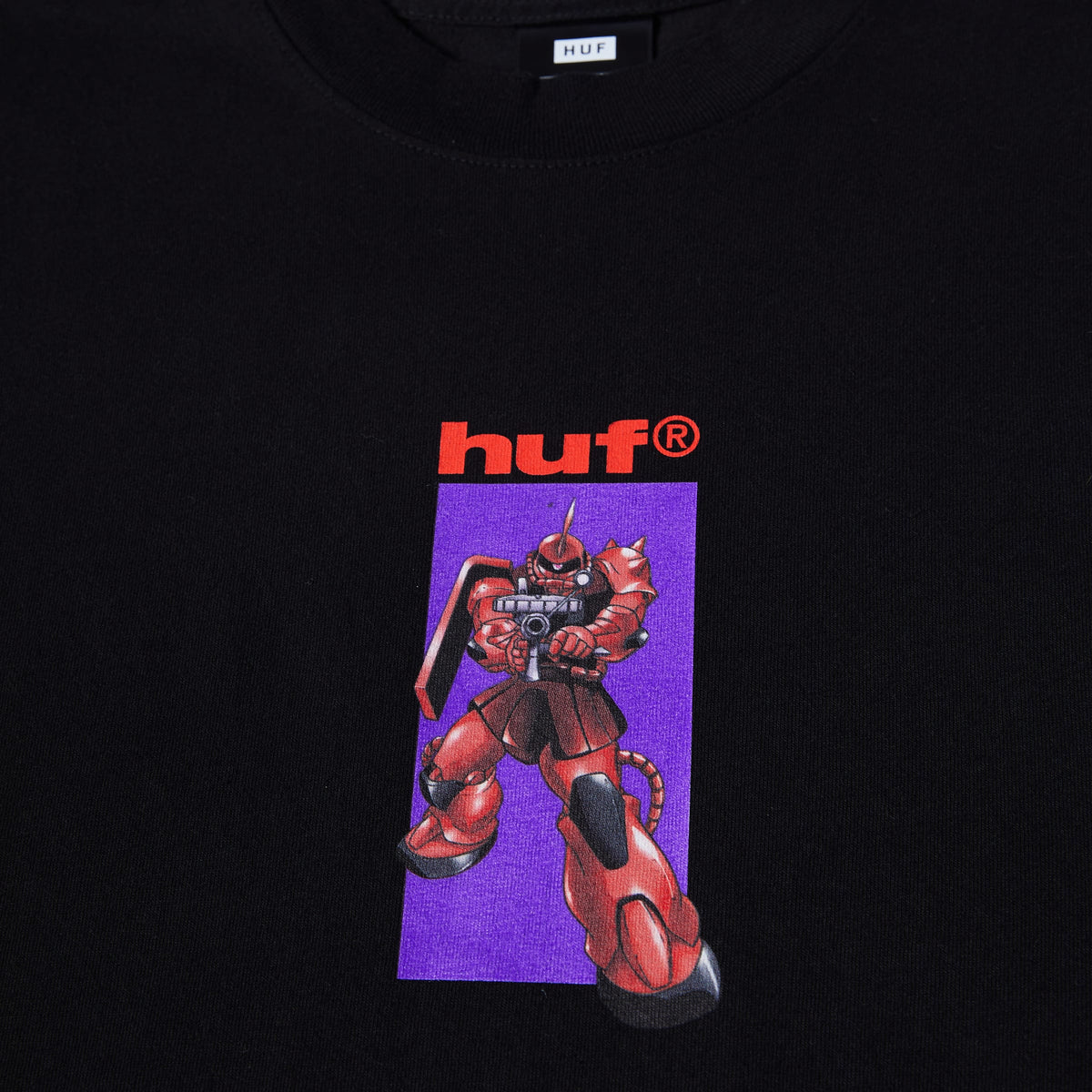 HUF HUF X GUNDAM CHARS ZAKU S/S TEE-BLACK